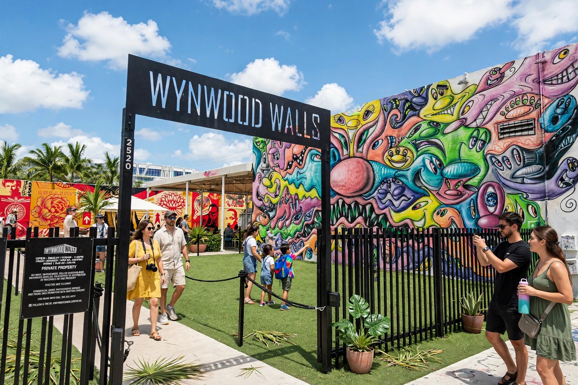 Murales reales de Wynwood Walls